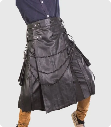 Scottish Pride Leather Kilt