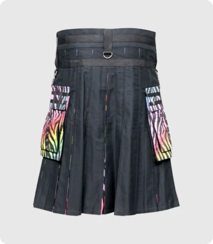 New Rainbow Tiger Stripped Kilt