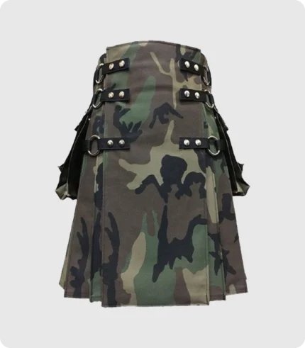 WoodLand Camouflage Gothic Kilt