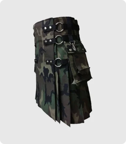 WoodLand Camouflage Gothic Kilt