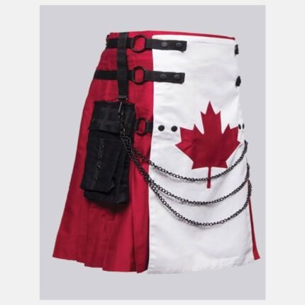 Hand Made Canadian Flag Kilt