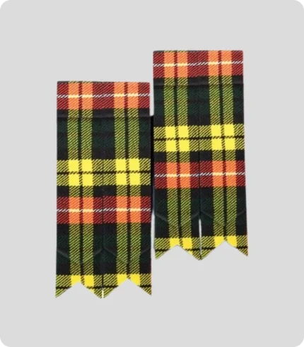 Custom Made Buchanan Tartan Kilt Flashes