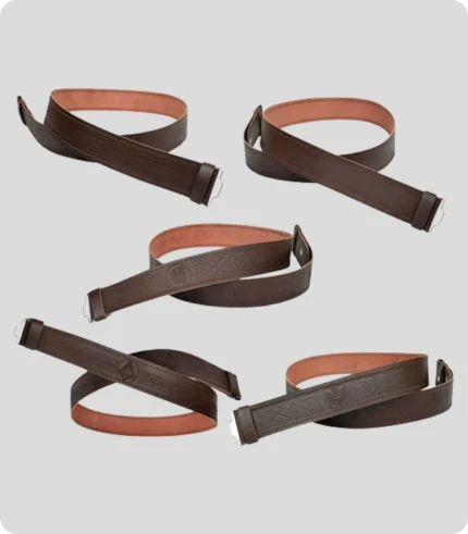 Custom Made Scottish Brown leather Belt For Sale