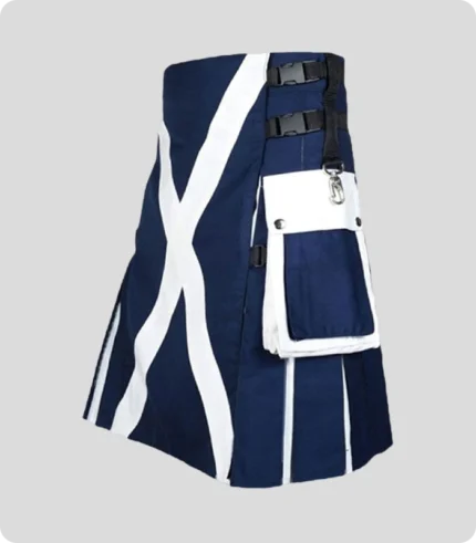 Hand Made Scottish Flag Utility Kilt For Sale