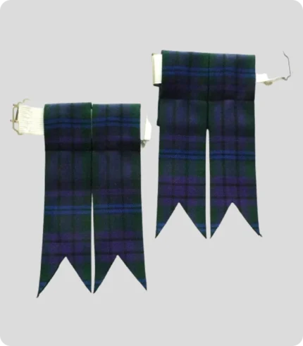 Handmade Douglas Tartan Kilt Flashes