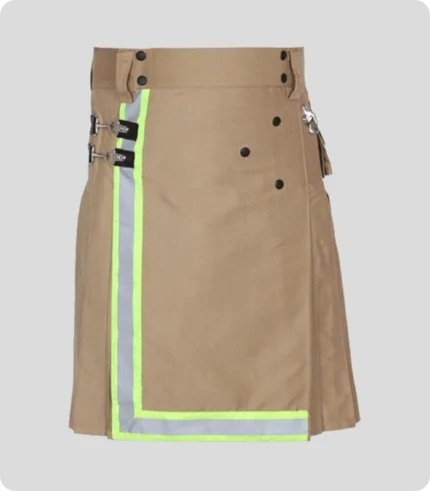 Handmade Khaki Firefighter Kilt