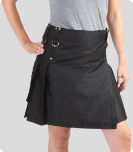 Handmade Modern Utility Kilt For Women