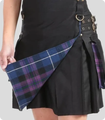 Handmade Modern Utility Kilt For Women