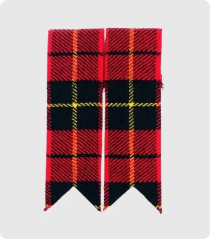 Wallace Scottish Traditional Flashes Tartan Kilt Flashes