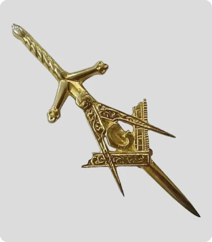 Custom Handmade Antique Masonic Kilt Pin