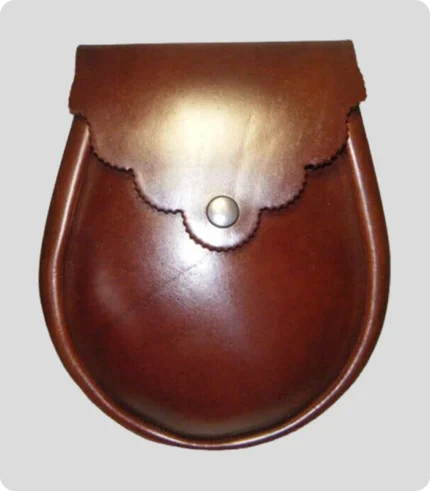 Dark Brown Leather Sporran