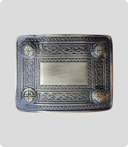 Handmade Antique Celtic Knot Kilt Belt Buckle