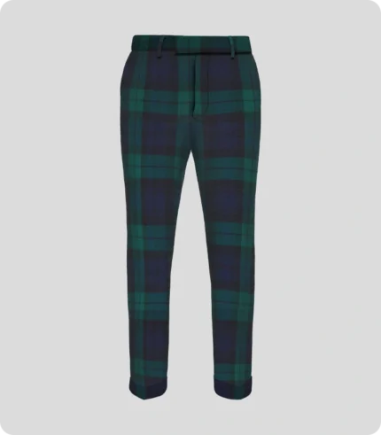 Handmade Black Watch Tartan Trouser