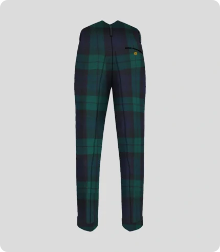 Handmade Black Watch Tartan Trouser