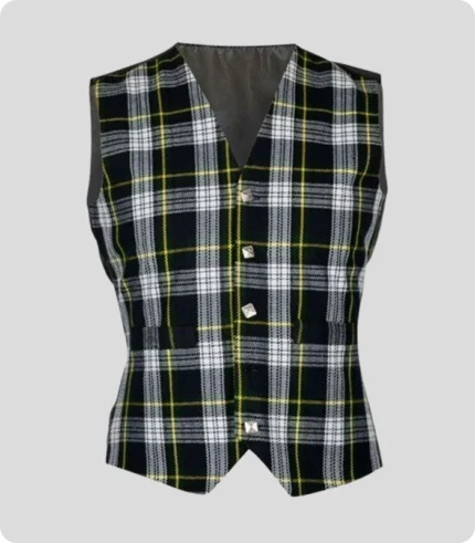 Handmade Gordon Tartan Waistcoat