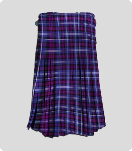 Handmade Heritage Of Scotland Tartan Kilt Back