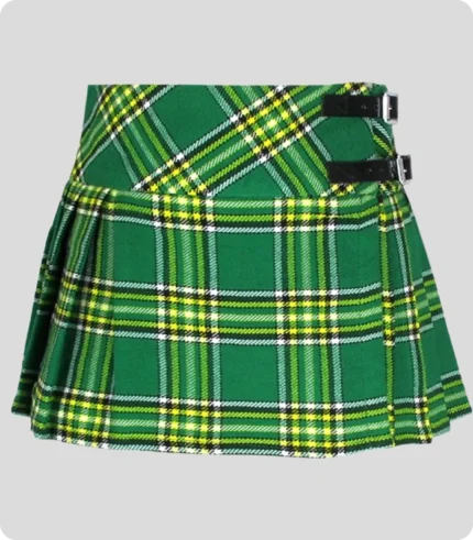 Handmade Irish Green Skirt For Girl