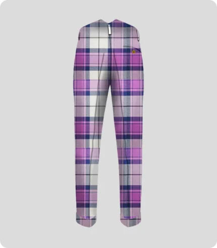 Handmade Kerr Orchid Tartan Trouser