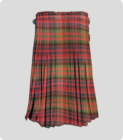 Handmade MacDonald Tartan Kilt Back