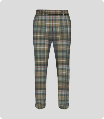 Handmade Mackenzie Weathered Tartan Trouser