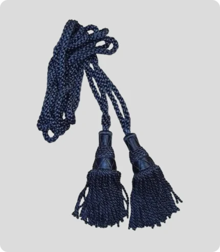 Handmade Navy Blue Silk Bagpipe Cord