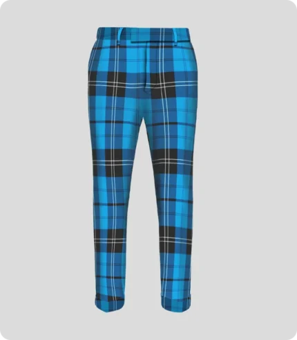 Handmade Ramsay Blue Tartan Trouser