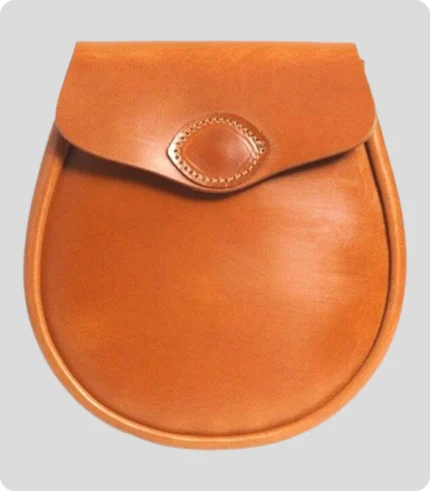 Handmade Scottish Basic Leather Sporran