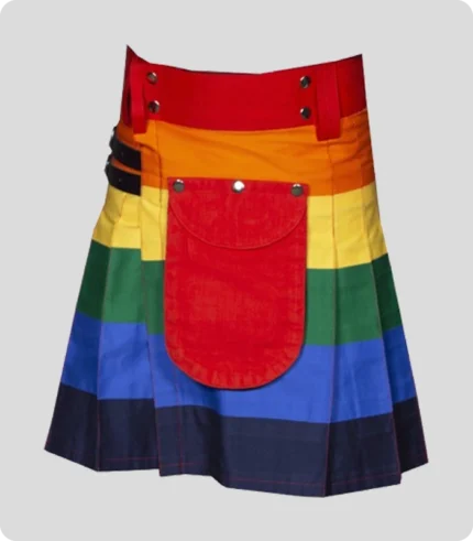 Handmade Scottish Rainbow Kilt