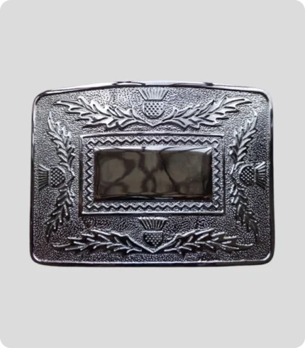 Handmade Thistle Kilt Belt Buckle