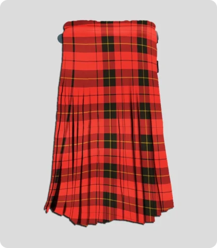 Handmade Wallace Tartan Kilt Back