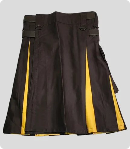 Handmade Women Black Hybrid Kilt