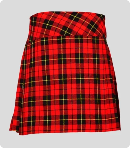 Handmade Women Wallace Tartan Kilt Back