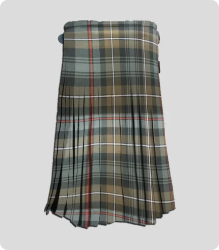 Mackenzie Weathered Tartan Kilt Back