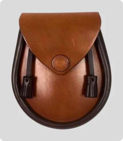 Premium Quality Brown Leather Sporran